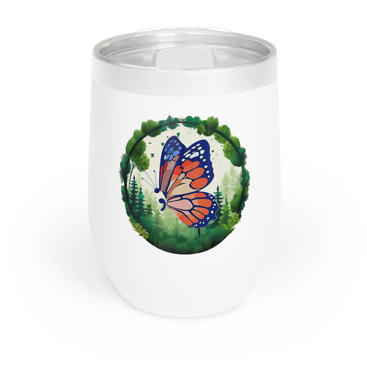 Semi-Colon Butterfly Chill Wine Tumbler