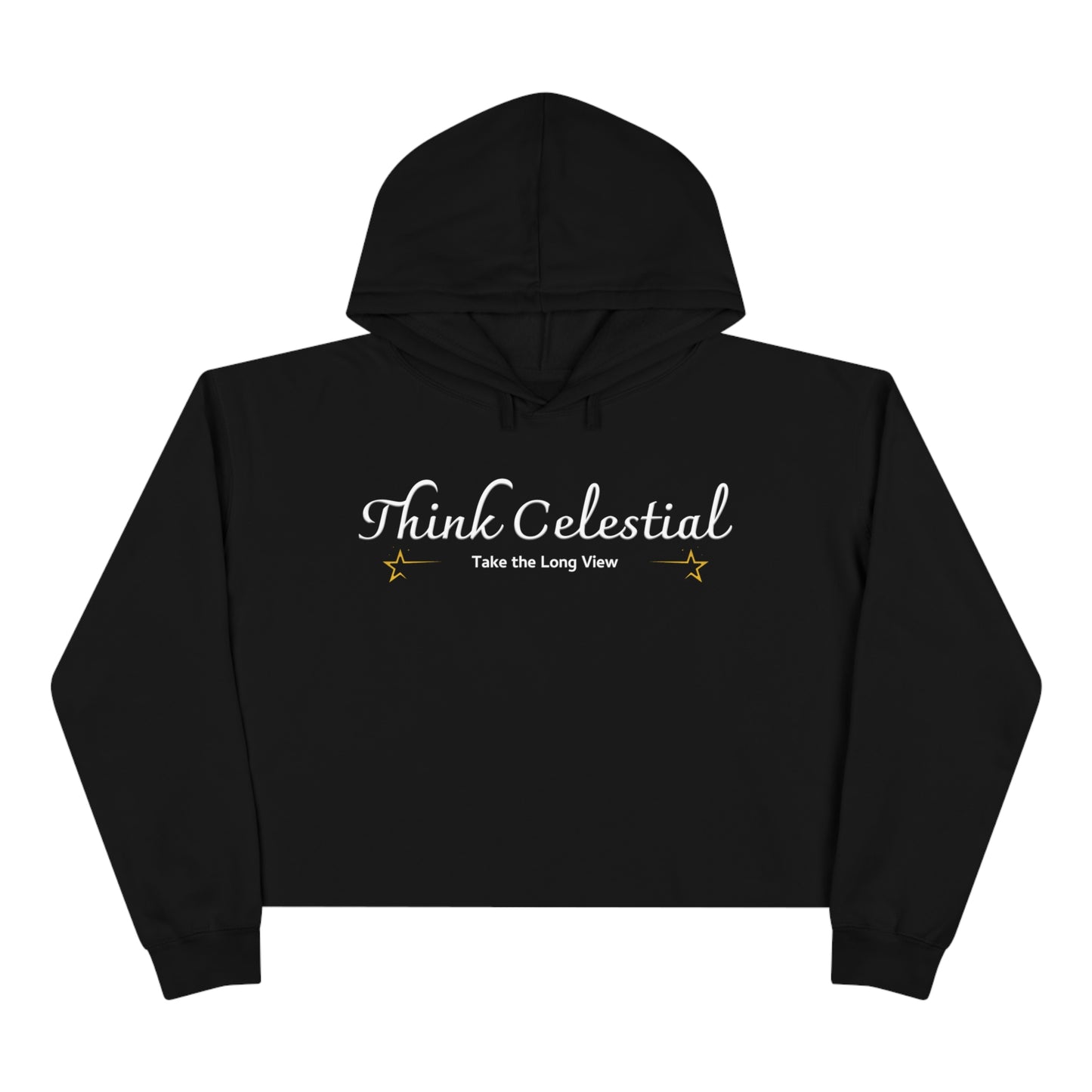 Think Celestial Crop Hoodie