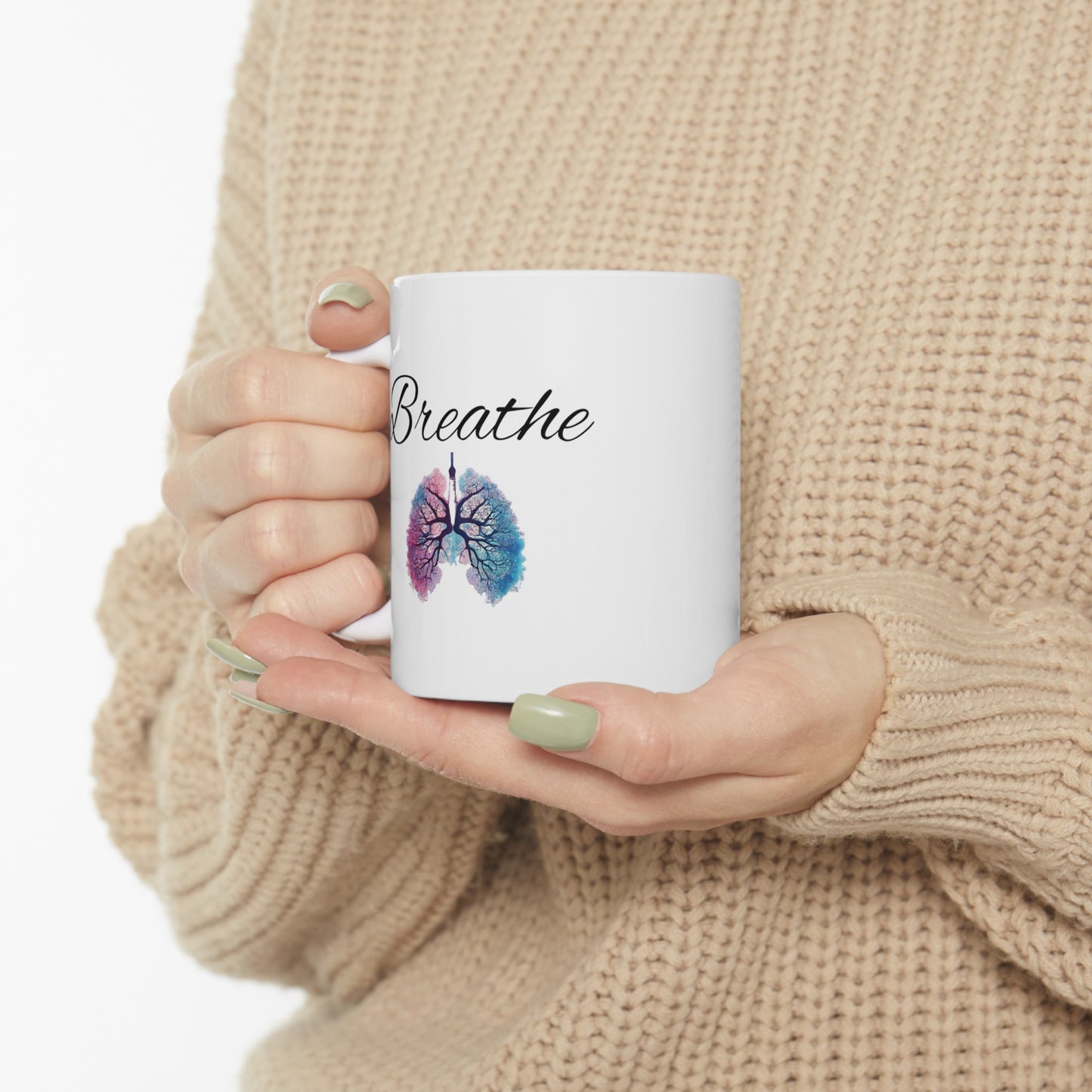 Breathe 11oz Ceramic Mug