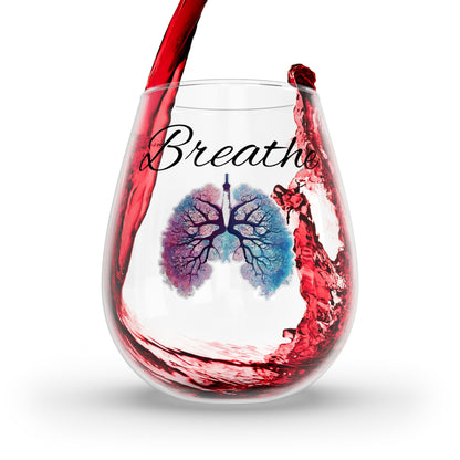 Breathe 12oz Stemless Wine Glass