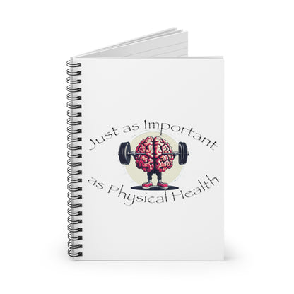 Mental Health Muscle Spiral Notebook - Ruled Line