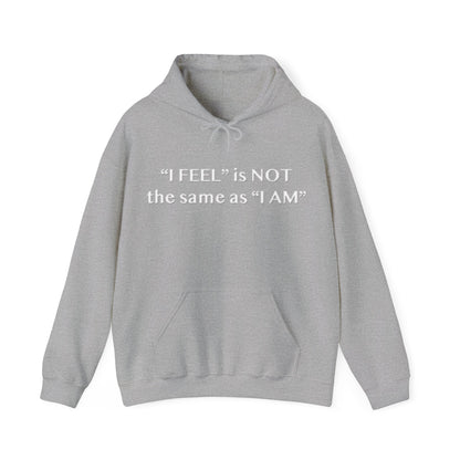 I Feel is Not the same as I Am Heavy Blend™ Hooded Sweatshirt