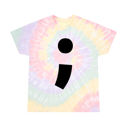 Semi-Colon ; Tie-Dye Tee, Spiral