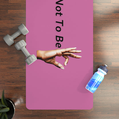 It's OK Not To Be OK Hands Rubber Yoga Mat