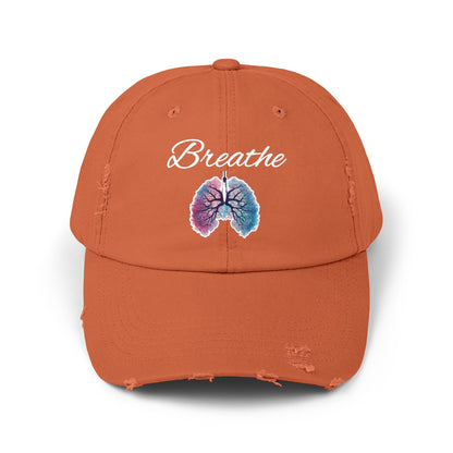 Breathe Unisex Distressed Cap