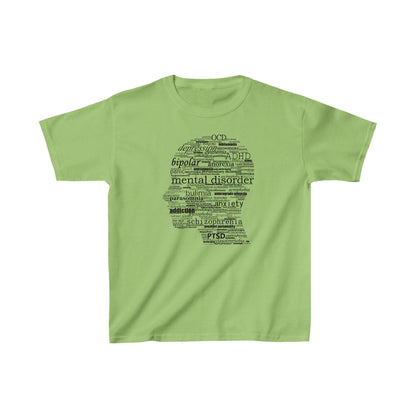 Mental Disorder Silhouette Kids Heavy Cotton™ Tee