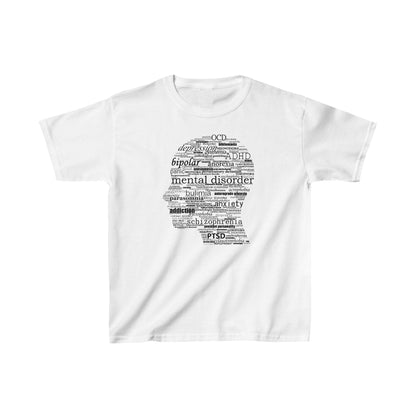 Mental Disorder Silhouette Kids Heavy Cotton™ Tee