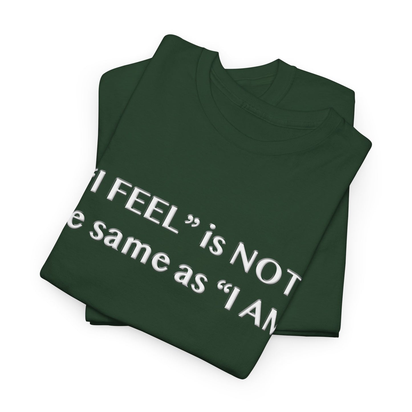 I Feel is Not the same as I Am Unisex Heavy Cotton Tee