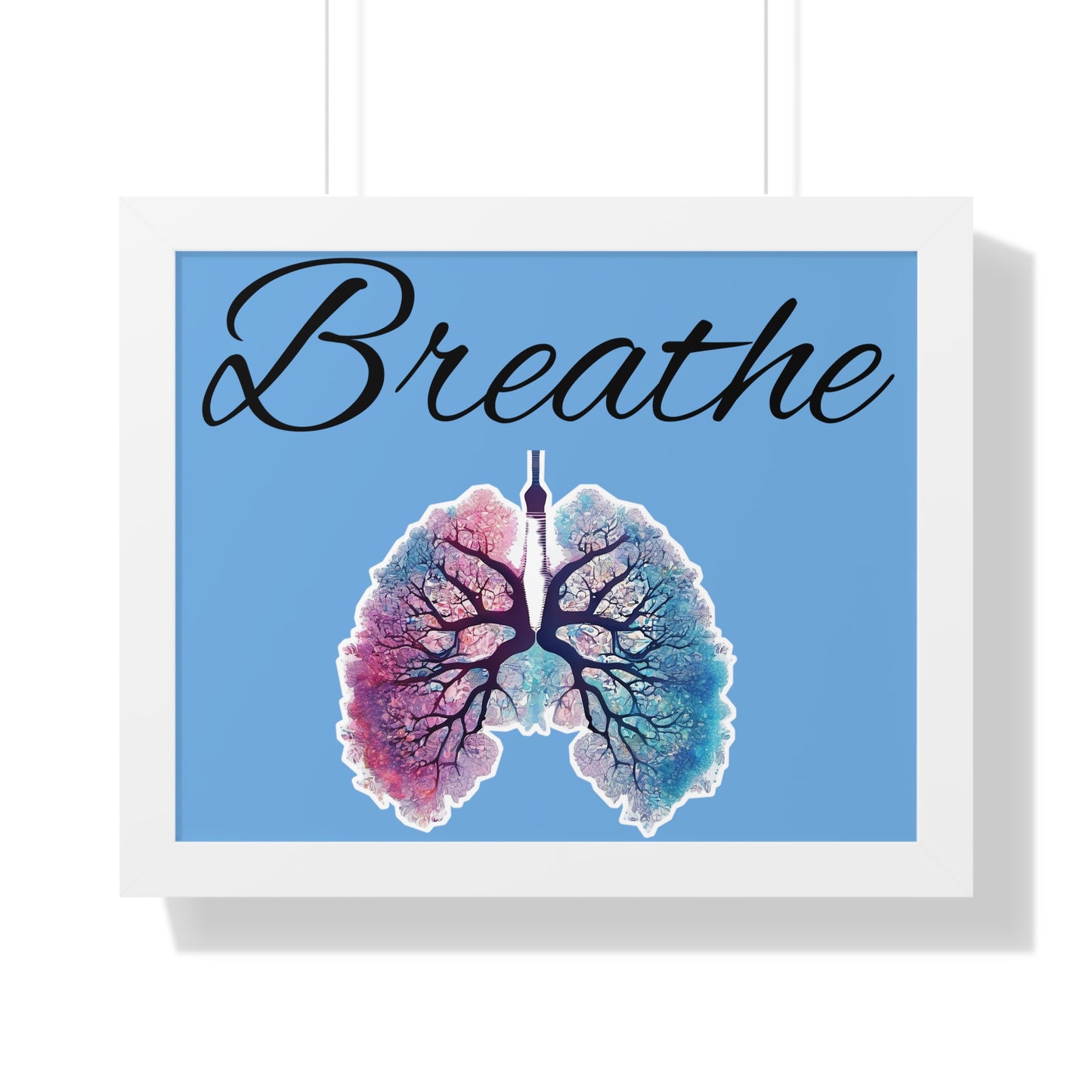 Breathe Framed Horizontal Poster