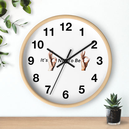 It's OK Not To Be OK Hands Wall Clock