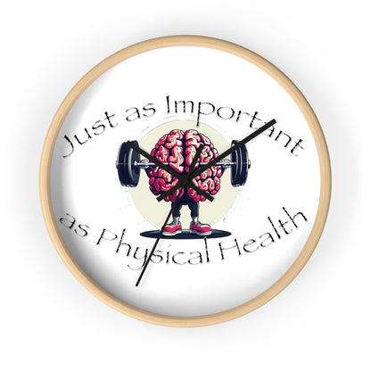 Mental Health Muscle Wall Clock