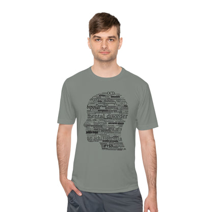 Mental Disorder Silhouette Moisture Wicking Tee