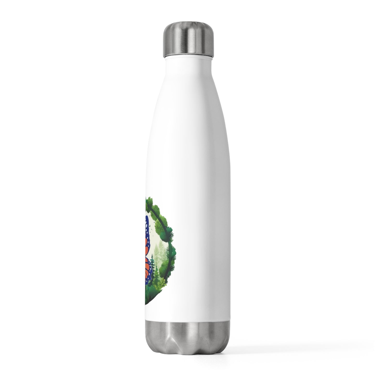 Semi-Colon Butterfly 20oz Insulated Bottle