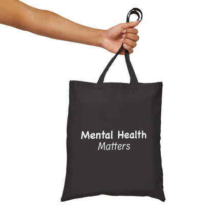 Mental Health Matters Cotton Canvas Tote Bag