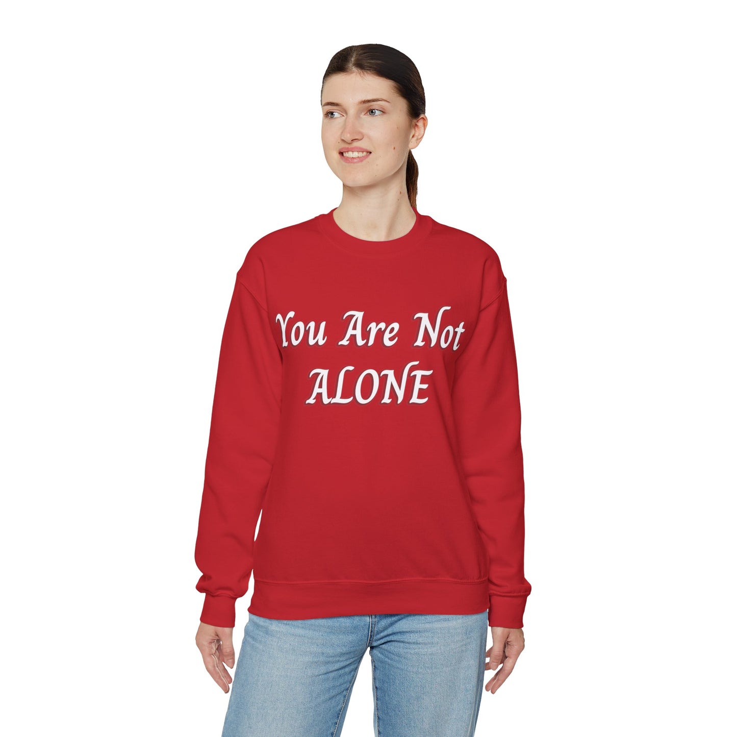 You Are Not Alone Unisex Heavy Blend™ Crewneck Sweatshirt