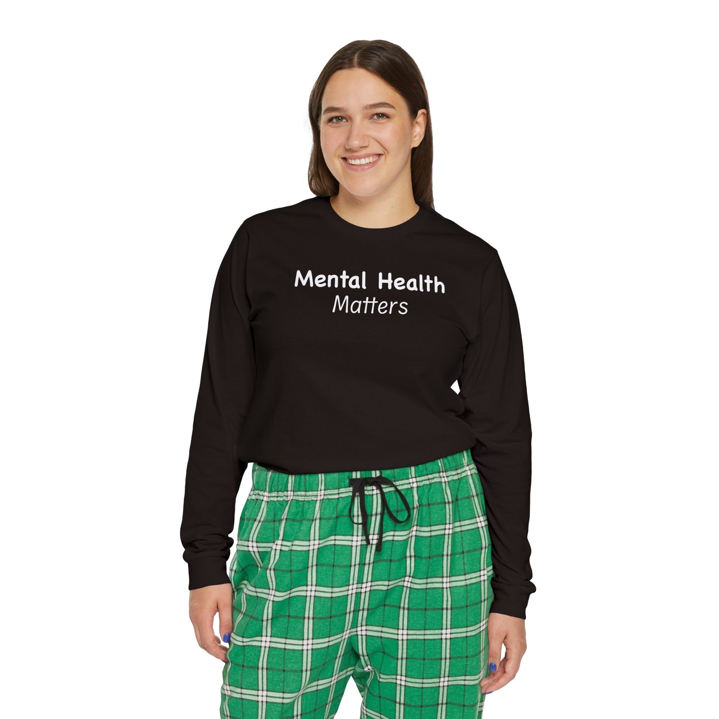 Mental Health Matters Women's Long Sleeve Pajama Set