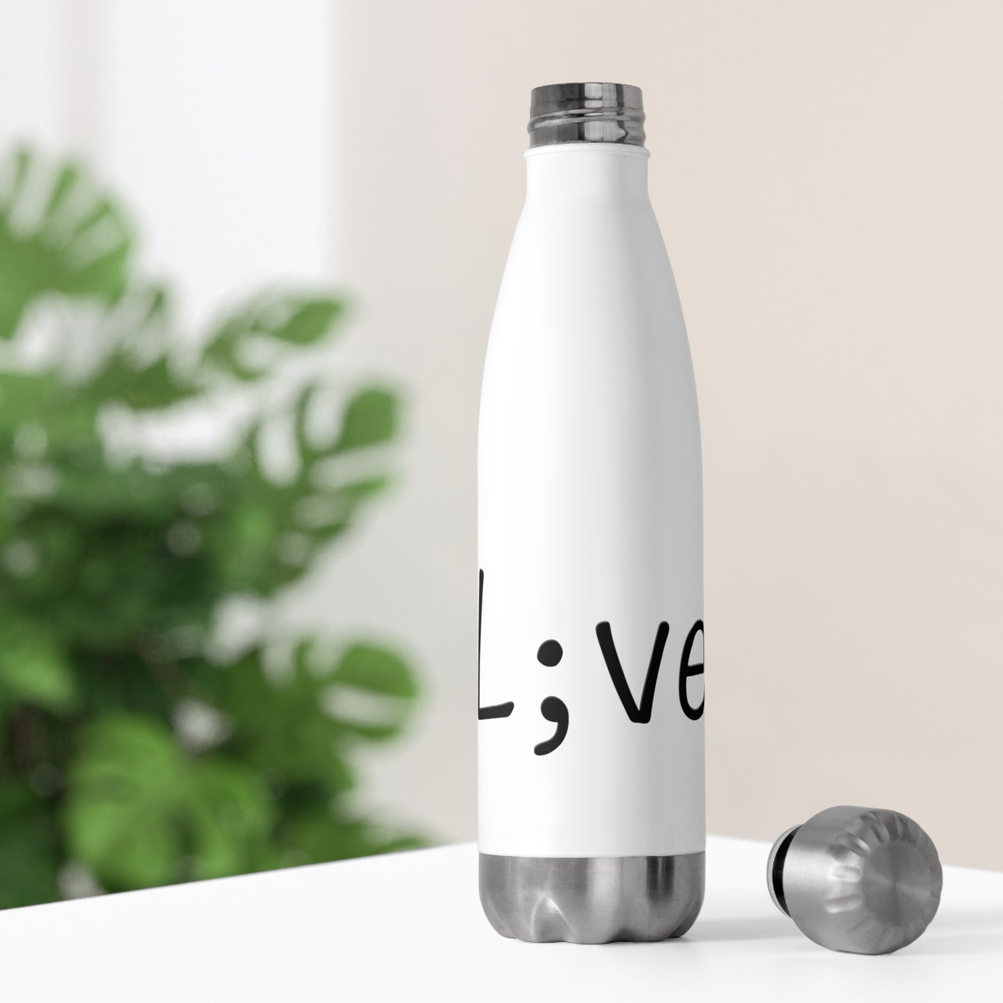 Semi-Colon L;ve 20oz Insulated Bottle