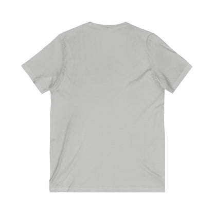 Social Battery Low Jersey Short Sleeve V-Neck Tee