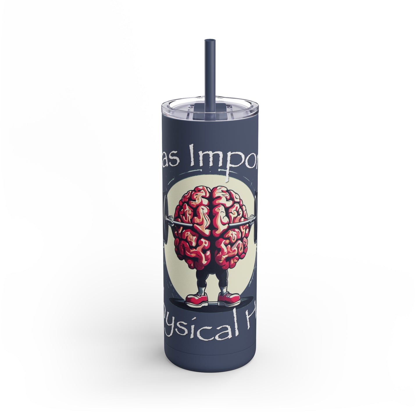 Mental Health Muscle Skinny Matte Tumbler, 20oz