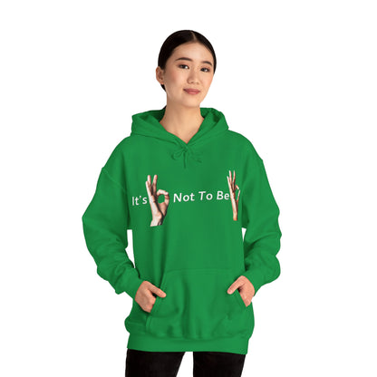 It's OK Not To Be OK Hands Heavy Blend™ Hooded Sweatshirt