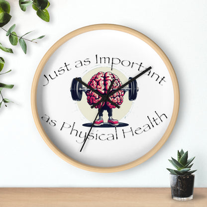 Mental Health Muscle Wall Clock