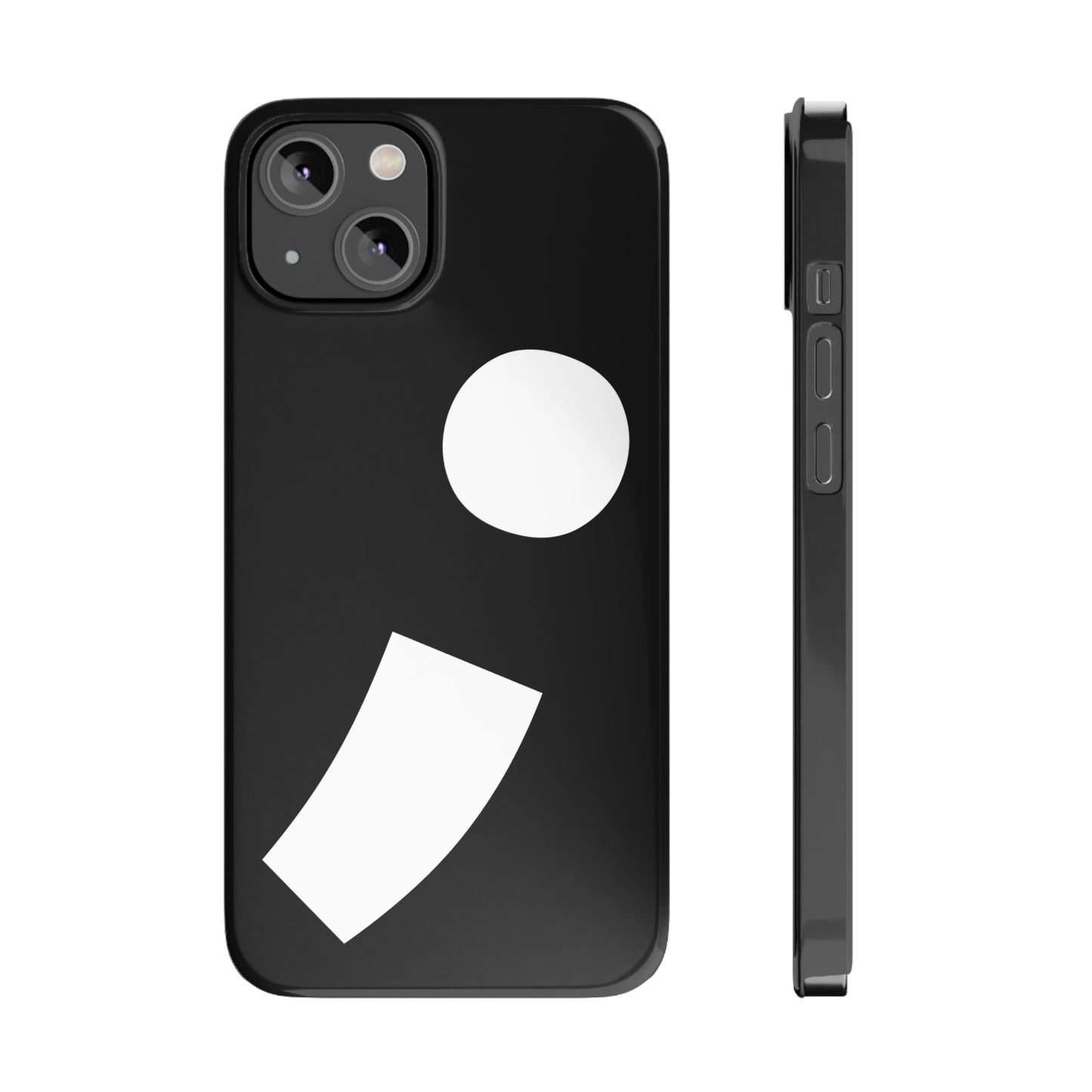 Semi-Colon ; Slim Phone Cases