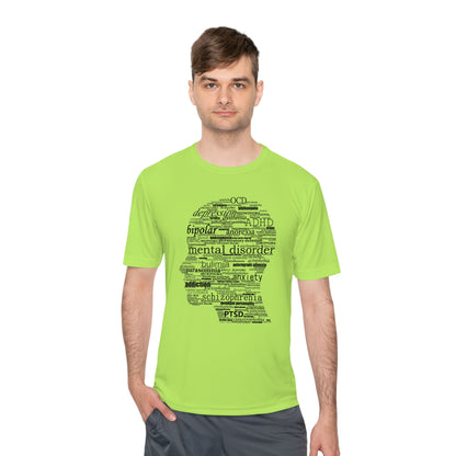 Mental Disorder Silhouette Moisture Wicking Tee