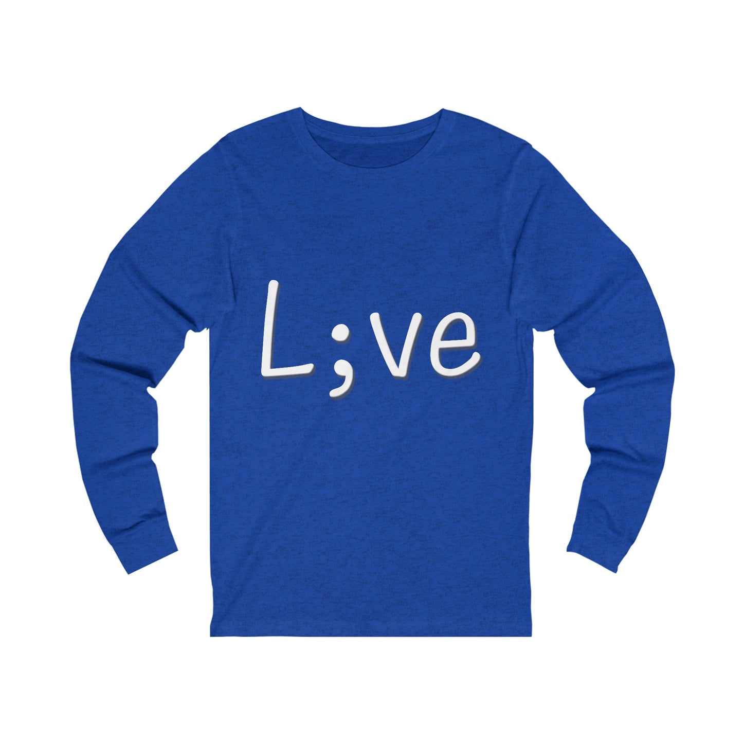 Semi-Colon L;ve Jersey Long Sleeve Tee