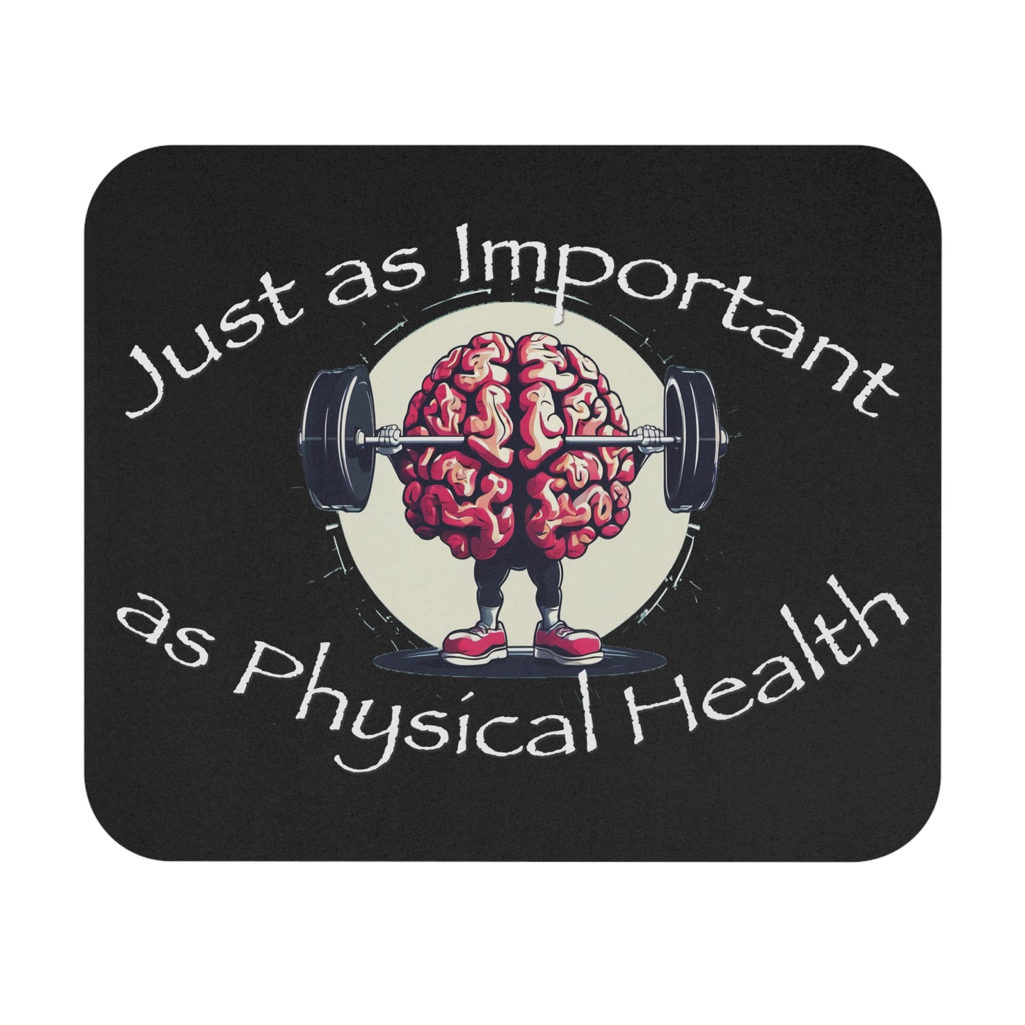 Mental Health Muscle Mouse Pad (Rectangle)