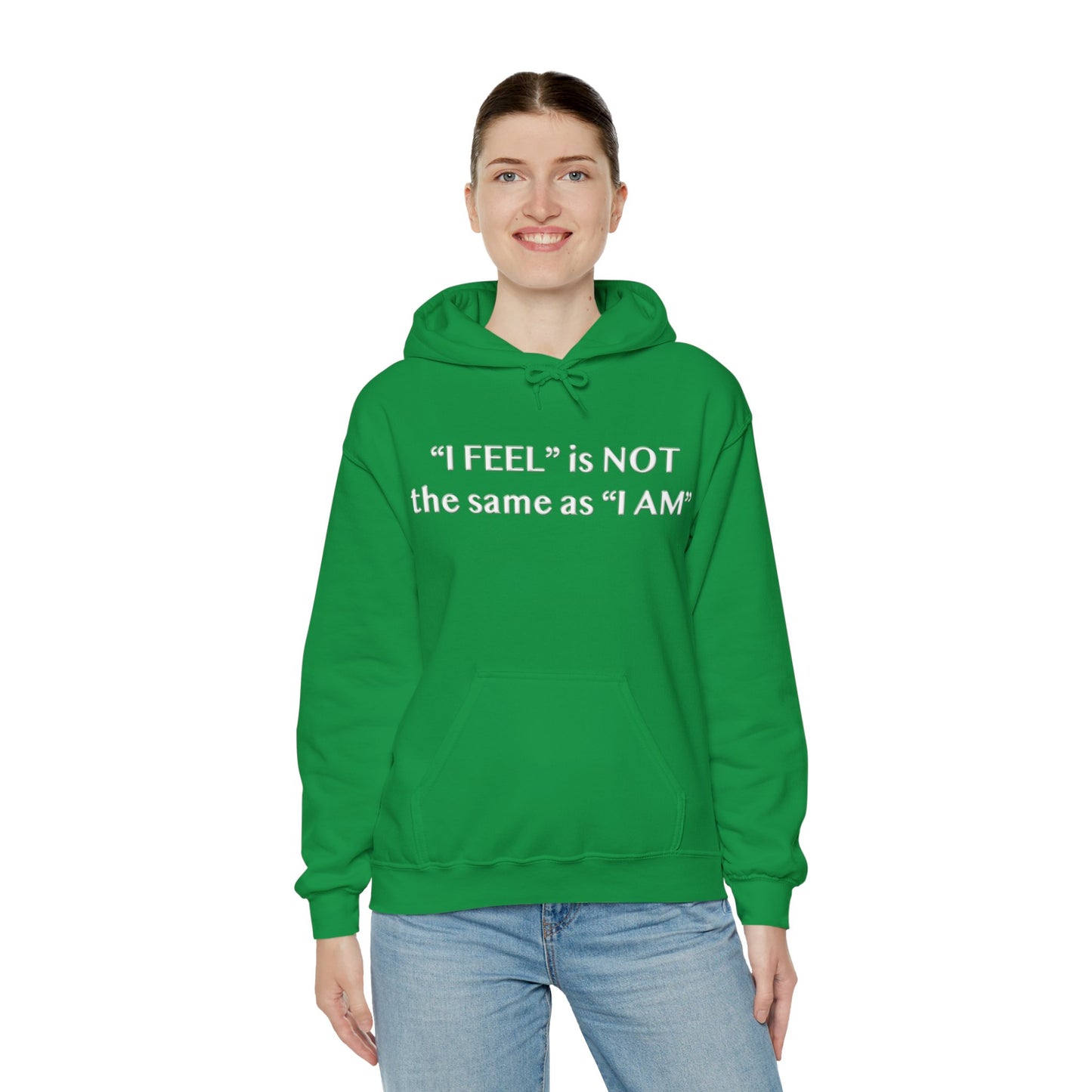 I Feel is Not the same as I Am Heavy Blend™ Hooded Sweatshirt