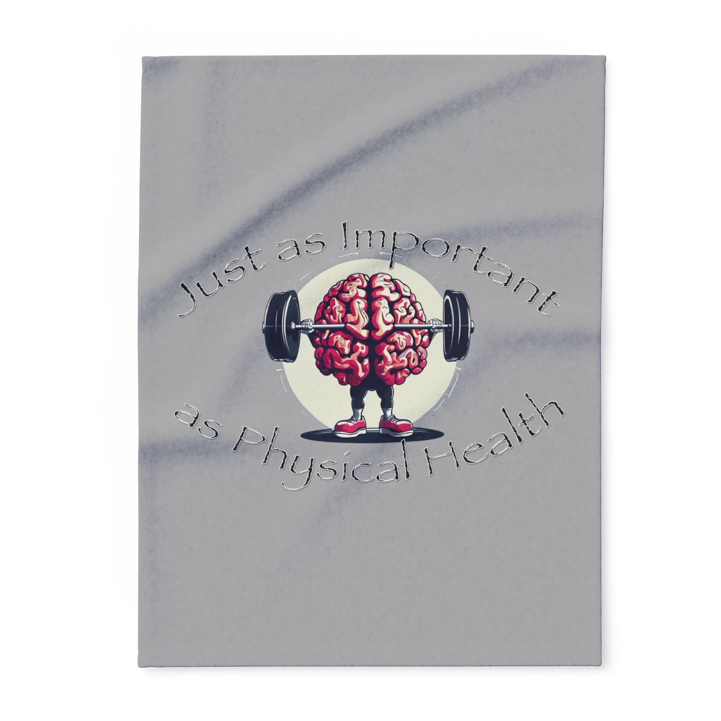 Mental Health Muscle Arctic Fleece Blanket