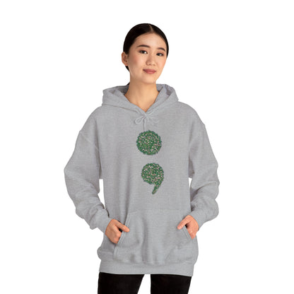 Flowers Semi-Colon Heavy Blend™ Hooded Sweatshirt