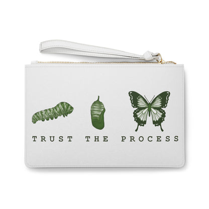 Trust The Process Clutch Bag