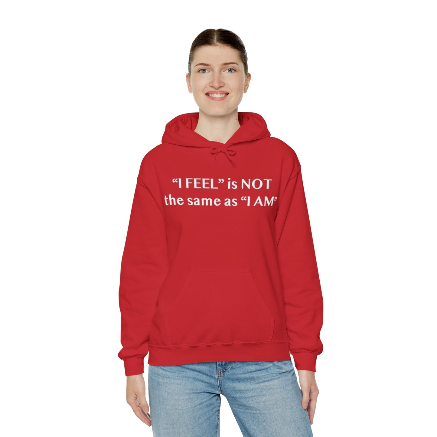 I Feel is Not the same as I Am Heavy Blend™ Hooded Sweatshirt