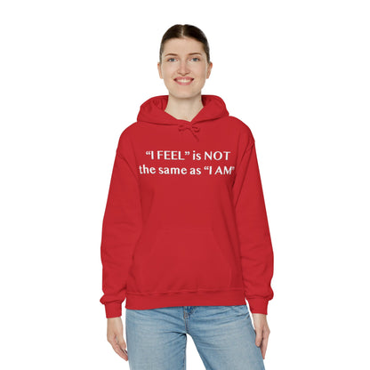 I Feel is Not the same as I Am Heavy Blend™ Hooded Sweatshirt