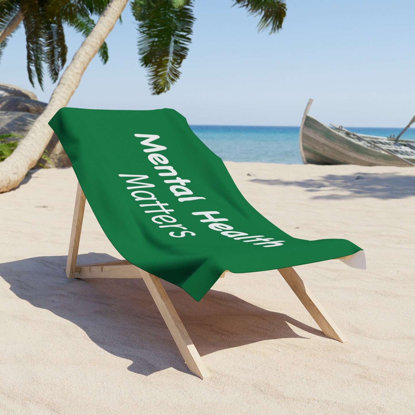 Mental Health Matters Beach Towel