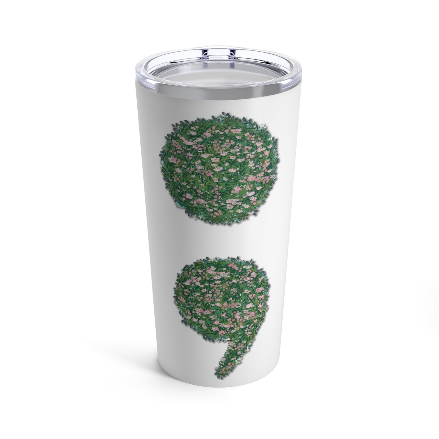 Flowers Semi-Colon 20oz Tumbler