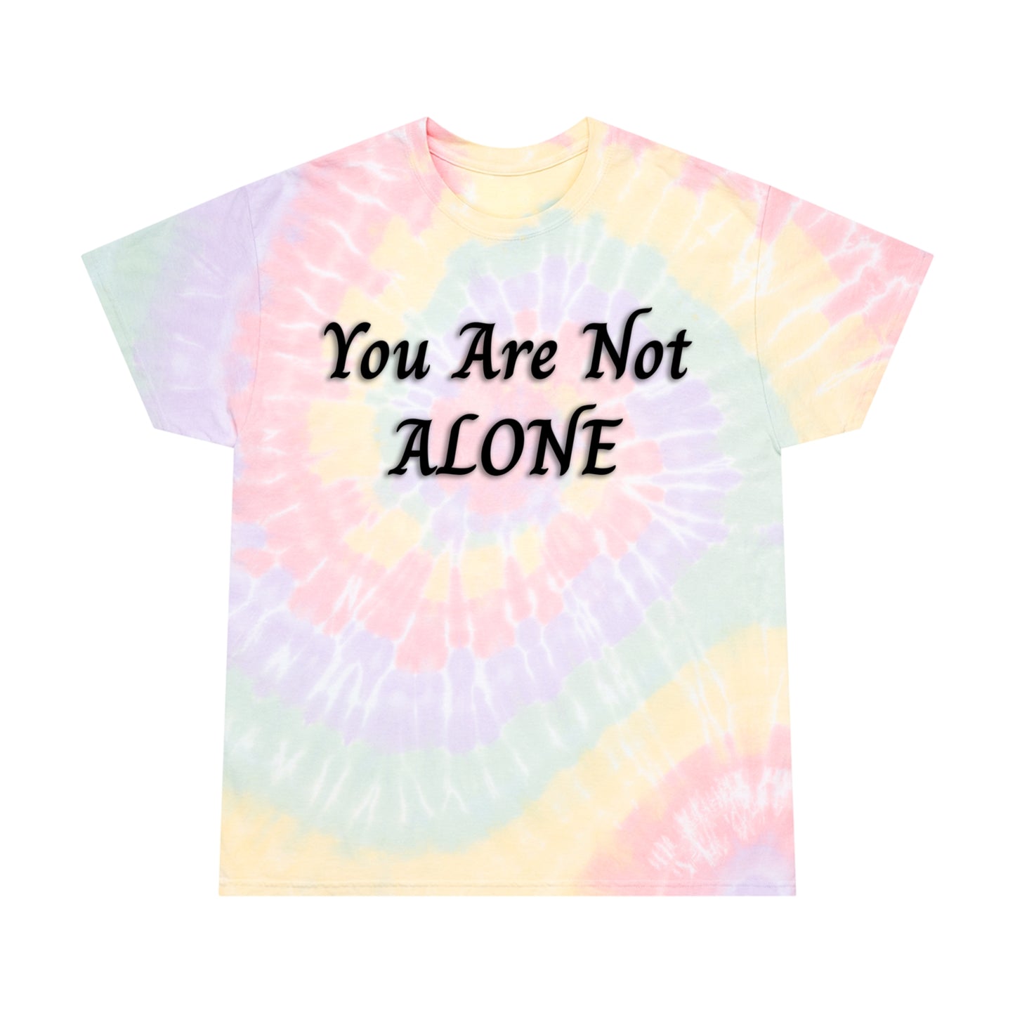 You Are Not Alone Tie-Dye Tee, Spiral