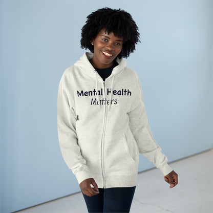 Mental Health Matters Unisex Zip Hoodie