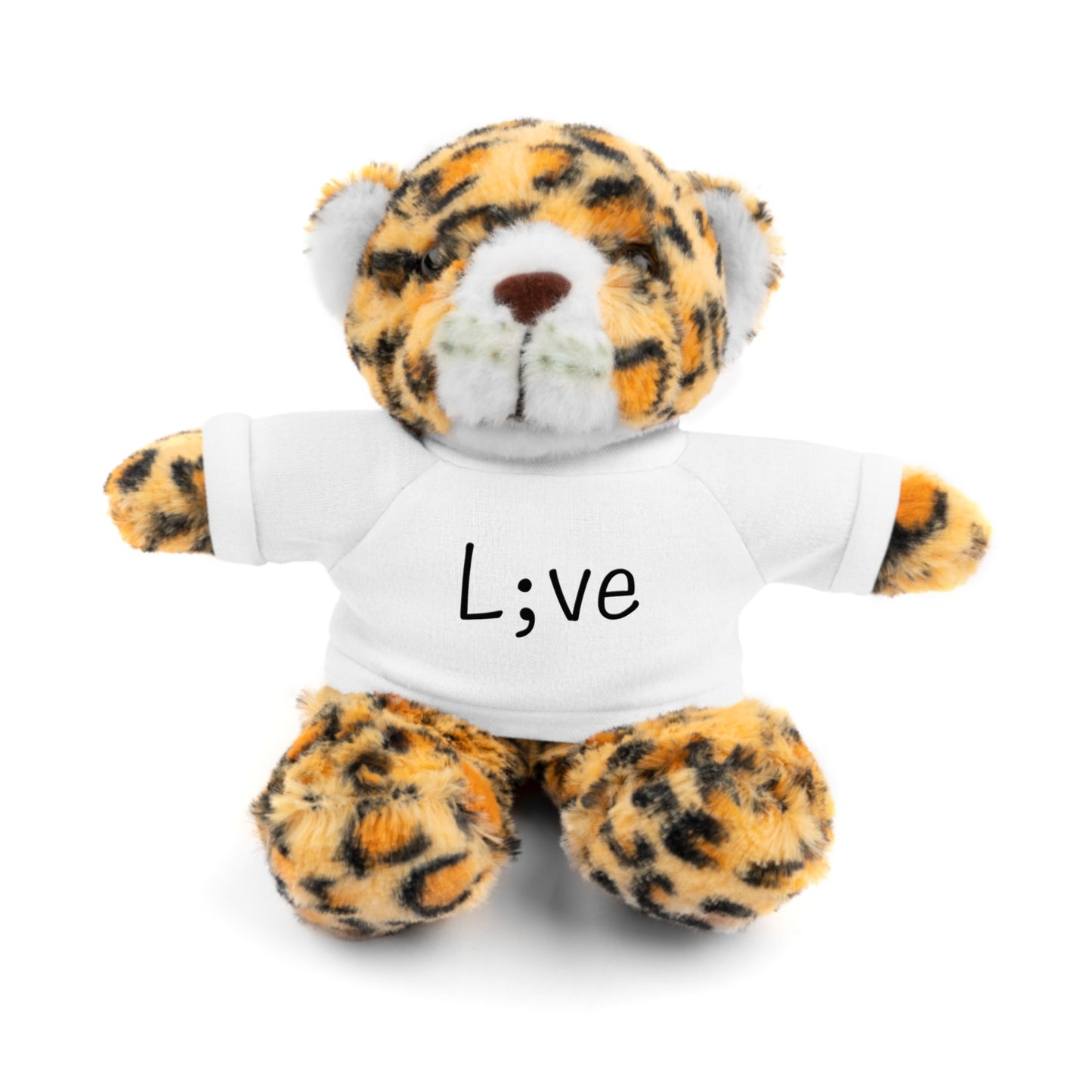 Semi-Colon L;ve Stuffed Animals with Tee