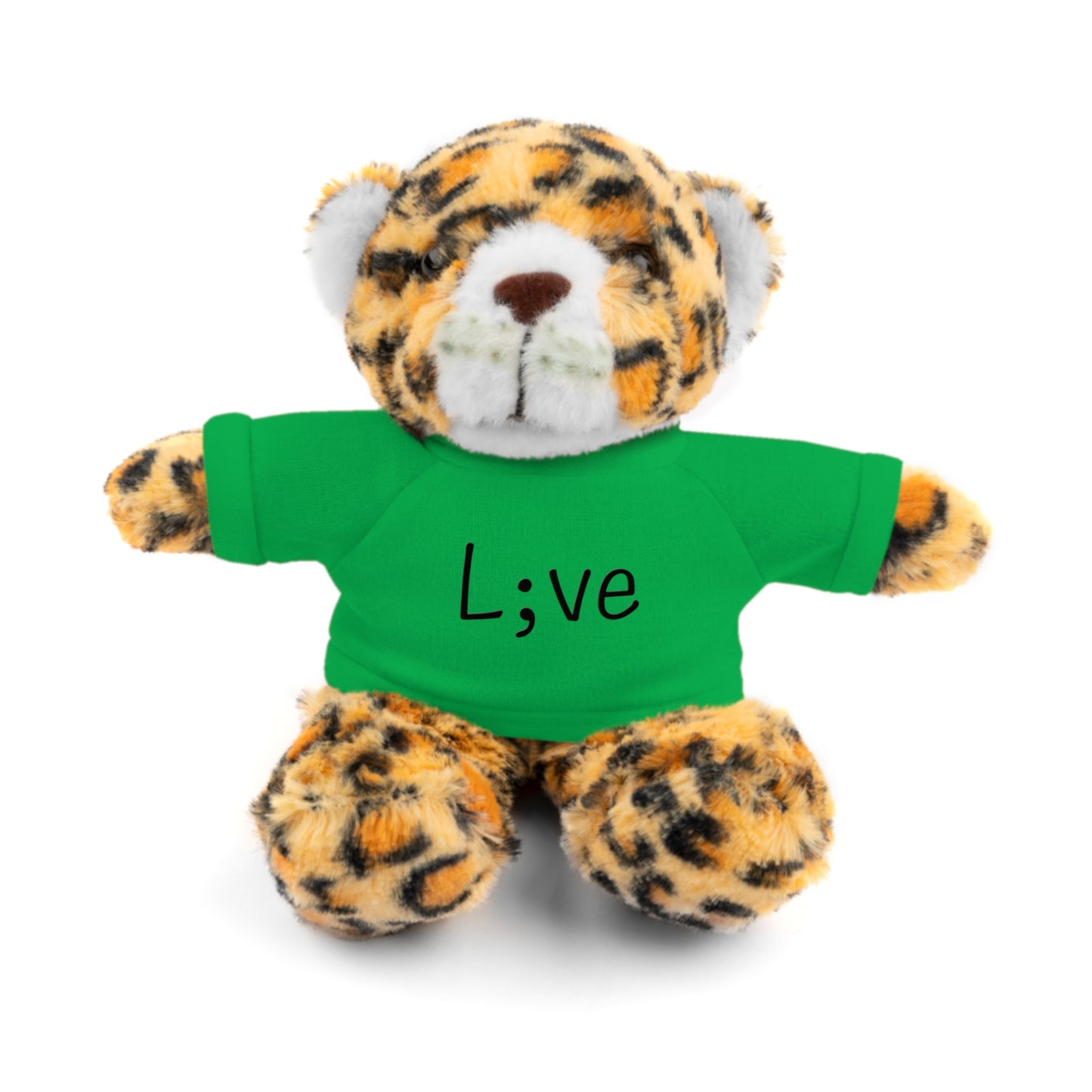 Semi-Colon L;ve Stuffed Animals with Tee