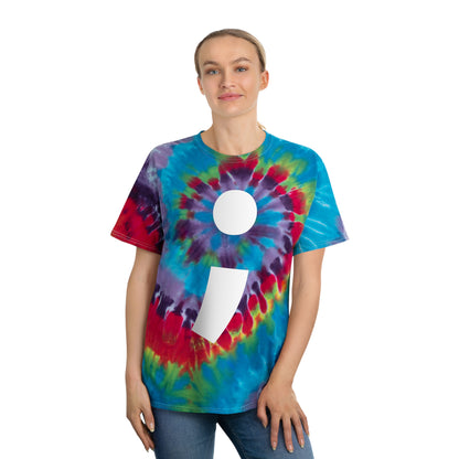 Semi-Colon ; Tie-Dye Tee, Spiral