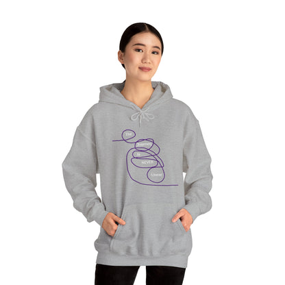 The Journey is Never Linear Heavy Blend™ Hooded Sweatshirt