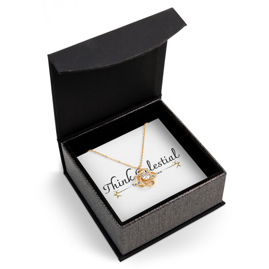 Think Celestial Love Knot Necklace