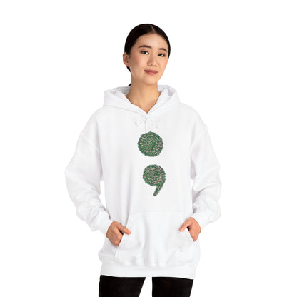 Flowers Semi-Colon Heavy Blend™ Hooded Sweatshirt