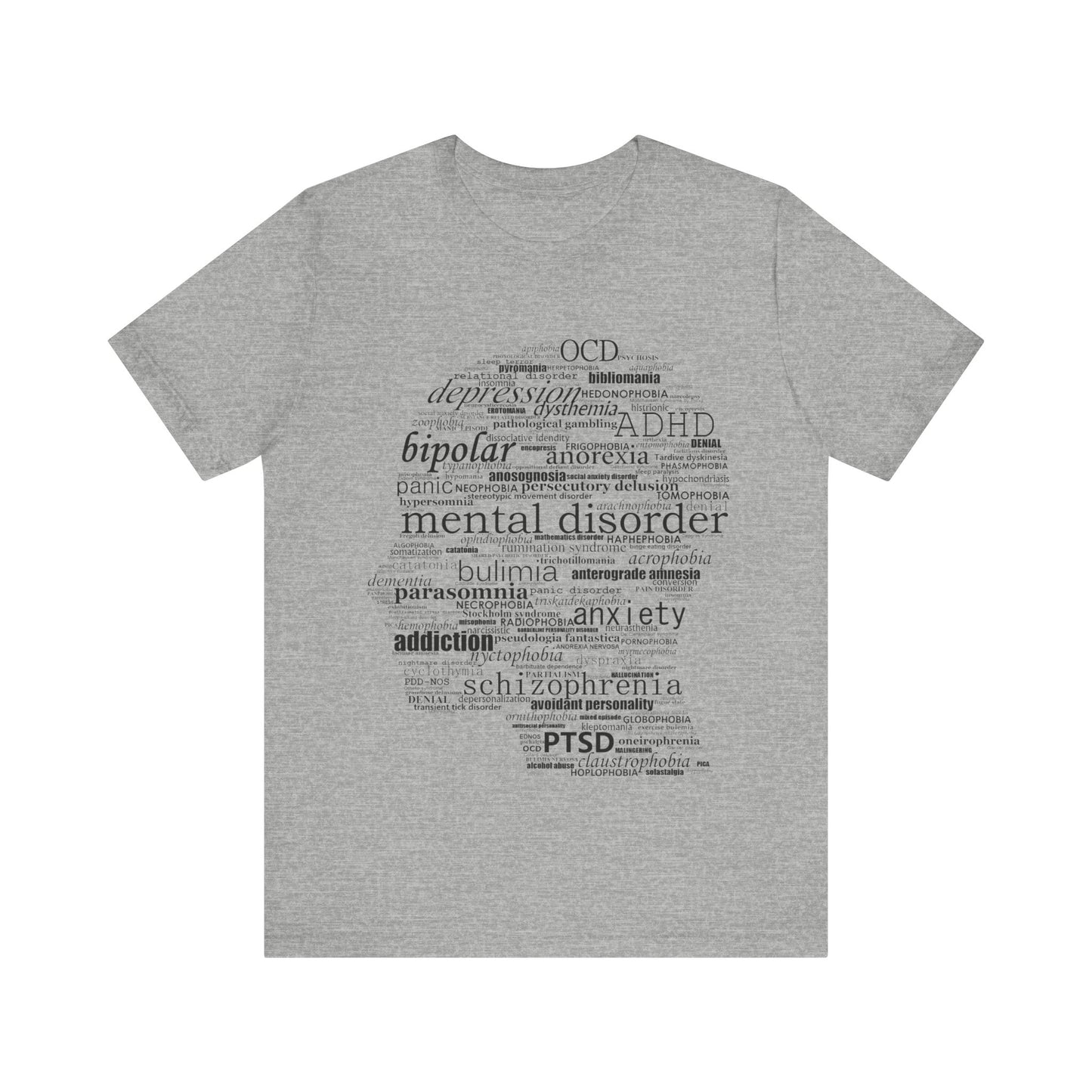 Mental Disorder Silhouette T-Shirt