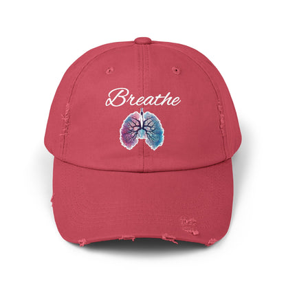 Breathe Unisex Distressed Cap