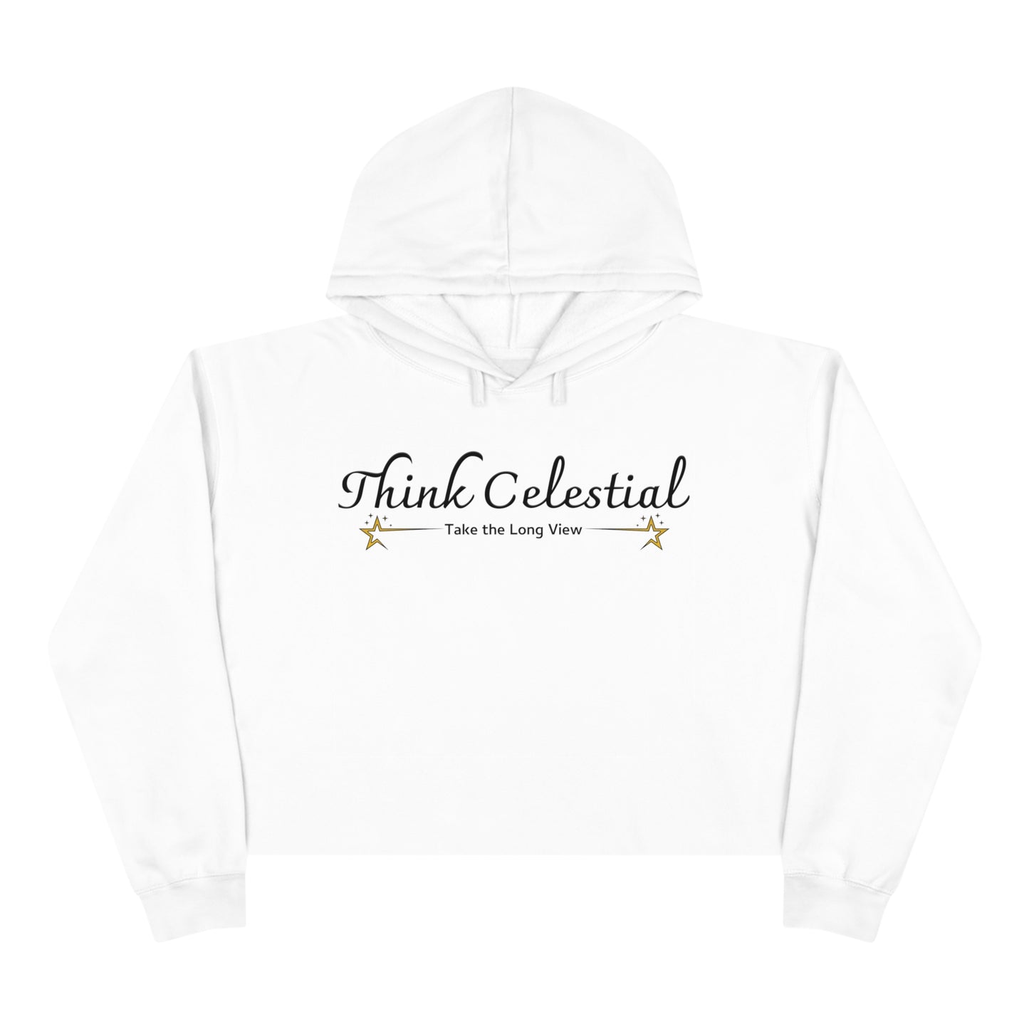 Think Celestial Crop Hoodie