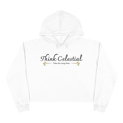 Think Celestial Crop Hoodie