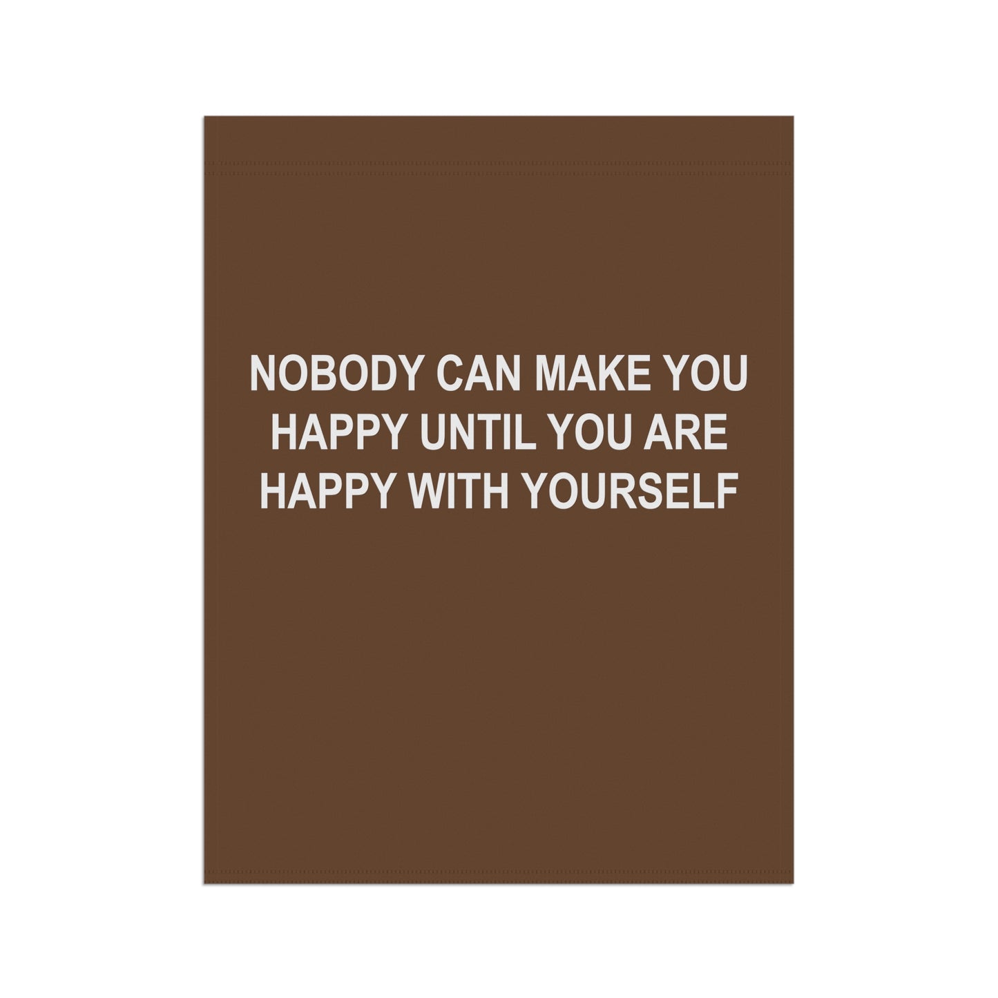 Happy with Yourself Garden & House Banner